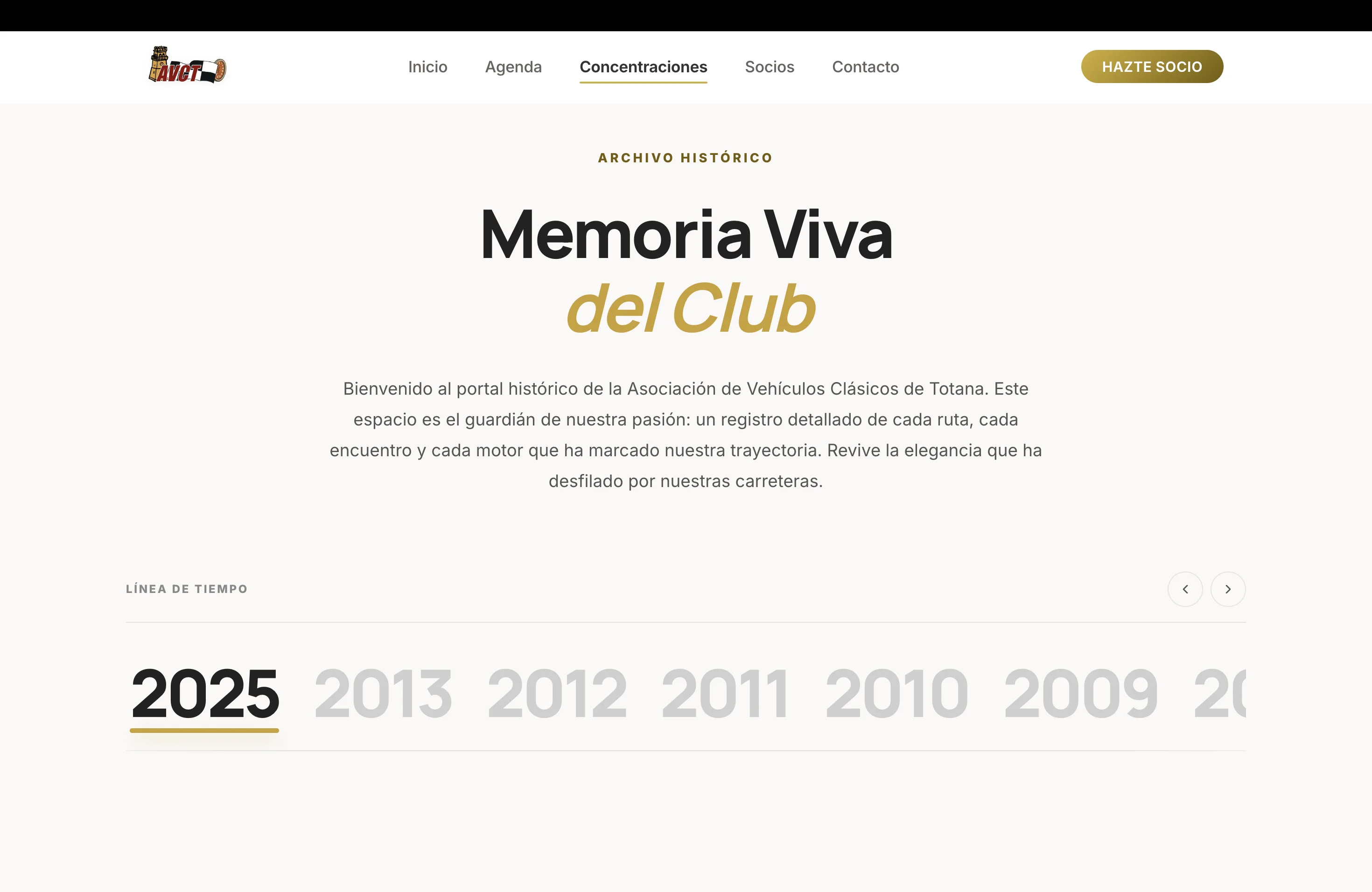 Captura 3 AVCT · Vehículos Clásicos